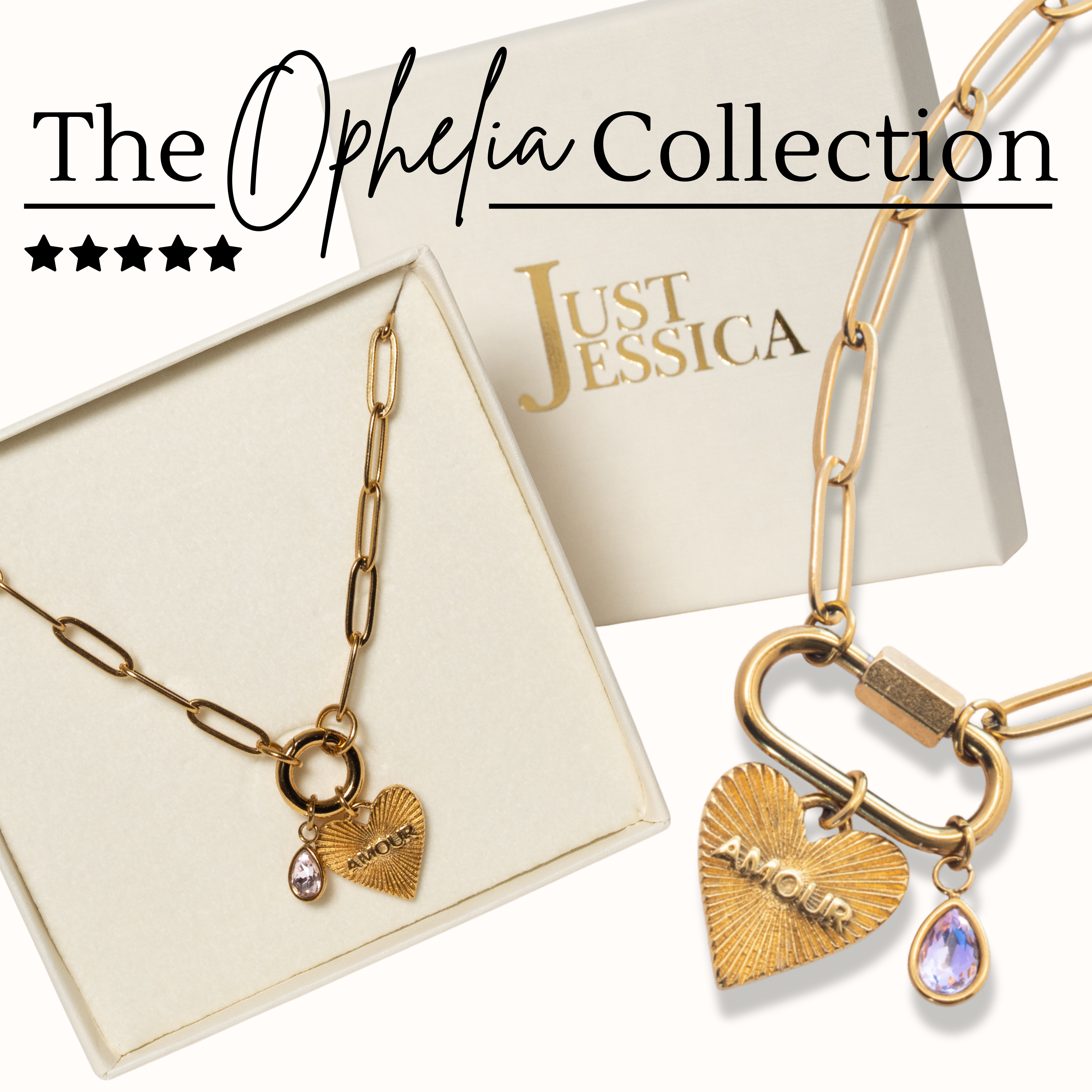 NEW The Ophelia Collection Gold Set