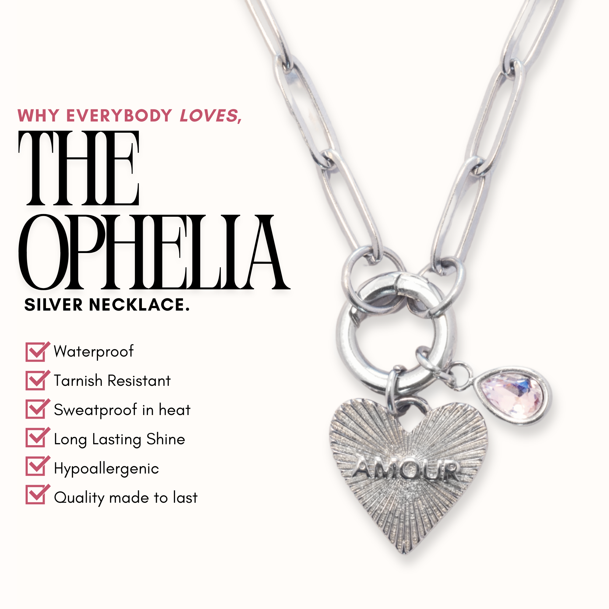The Silver Ophelia Necklace