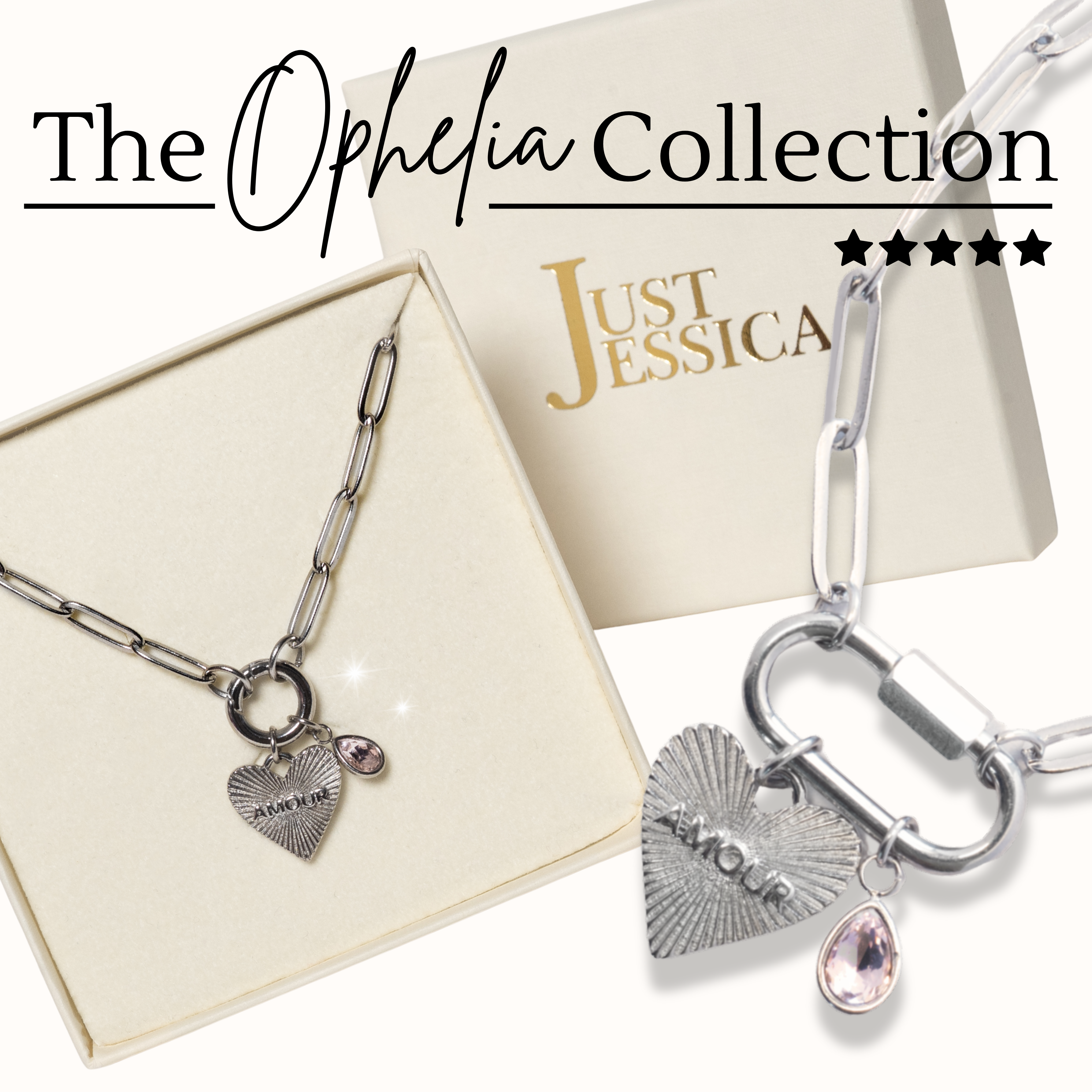 NEW The Ophelia Collection Silver Set