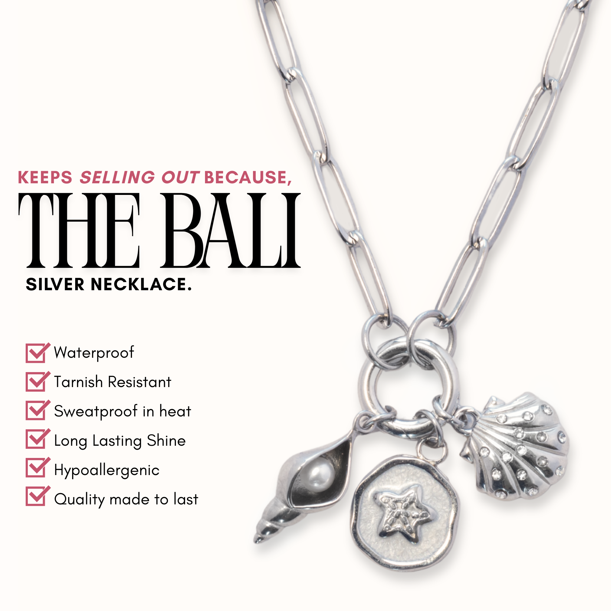 NEW The Bali Collection Silver Set