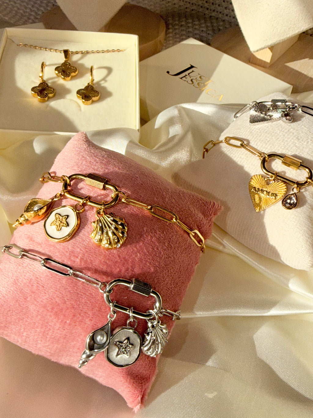 NEW The Bali Collection Silver Set